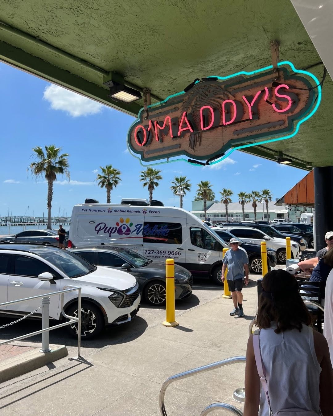 The Pup Mobile van at O’Maddy’s in Gulfport