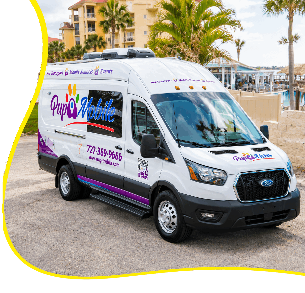 The Pup Mobile van